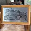 Framed Edinburgh Castle Steel Wall Plaque, 15"x10"