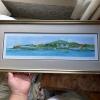 Maine Harbor Scene Print & Framed Sailboat Painting - 7