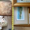 Maine Harbor Scene Print & Framed Sailboat Painting - 12
