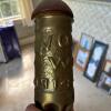 World War I Trench Art Shell Lamp With Wood Base - 2