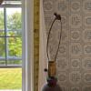 World War I Trench Art Shell Lamp With Wood Base - 8