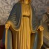 Sacred Heart Jesus and Virgin Mary Statues with Rosary - 6