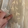 White Dress With Lace Trim & Floral Embroidery - 6