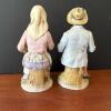 Pair of Homco Porcelain Figurines in Country Style - 3