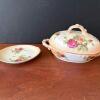 Halsey Fifth Japan Floral Porcelain Dish and Covered Bowl Set