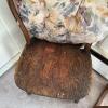 Wooden Chair with Floral Cushion - 2