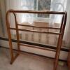 Wood Quilt Rack in Traditional Style