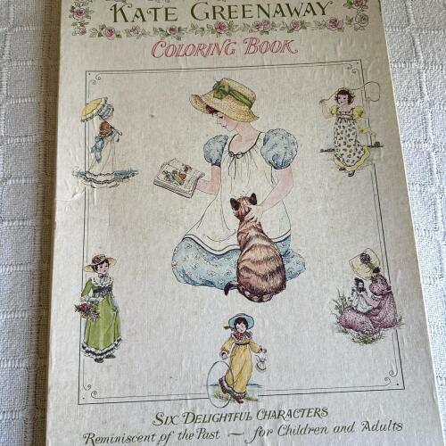 Kate Greenaway Coloring Book Vintage-Style Children's Art