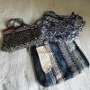 Women's Fabric Shoulder Bags, Mixed Pattern