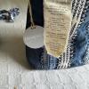 Women's Fabric Shoulder Bags, Mixed Pattern - 4