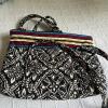 Women's Fabric Shoulder Bags, Mixed Pattern - 8