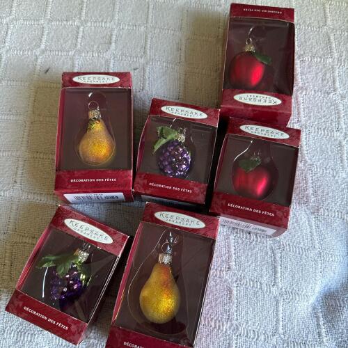 Hallmark Keepsake Hand-Blown Glass Ornaments