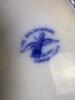 Antique Flow Blue Plates in Victorian Style - 4