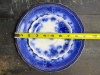 Antique Flow Blue Plates in Victorian Style - 7