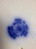 Antique Flow Blue Plates in Victorian Style - 9