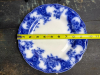Antique Flow Blue Plates in Victorian Style - 13