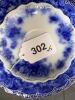 Antique Flow Blue Plates in Victorian Style - 17