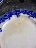 Porcelain Blue Transferware Dinnerware - 4