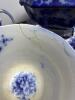Porcelain Blue Transferware Dinnerware - 6