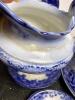 Porcelain Blue Transferware Dinnerware - 8