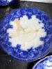 Porcelain Blue Transferware Dinnerware - 9