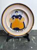 Quimper Henriot Plate La Marchande de Pont Aven Folk Art Style