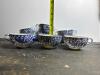 Blue and White Porcelain Teacups in Chinese-Style Motif - 2