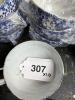 Blue and White Porcelain Teacups in Chinese-Style Motif - 5
