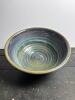 Hand-Thrown Glazed Pottery Bowl in the Art Pottery Style