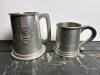 Pewter Tankards, Spirit of '76 and English Pewter Styles