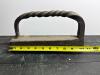 Antique Cast Iron Smoothing Iron with Twisted Handle - 2