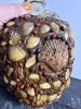 Shellwork Decorated Glass Jug and Shellwork Jar - 3