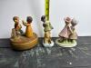 Thorens Lara's Theme Music Box, Lefton Porcelain Figurines - 2