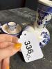 Delft Blue Handpainted Vase and Chamberstick, Holland - 5