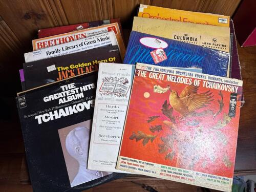 Assorted Classical and Jazz Vinyl Records