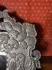 Embossed Tin Framed Mirror in Folk Art Style - 2