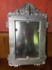 Embossed Tin Framed Mirror in Folk Art Style - 3