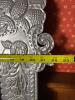 Embossed Tin Framed Mirror in Folk Art Style - 4