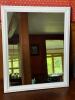White Framed Wall Mirror