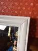 White Framed Wall Mirror - 2