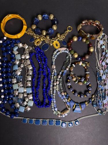 Costume Jewelry Necklaces and Bracelets in Assorted Bead Styles