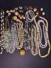 Costume Pearl Necklaces and Earrings Including Richelieu