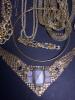 Assorted Costume Jewelry in Gold-Tone and White Styles - 2