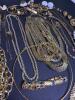 Assorted Costume Jewelry in Gold-Tone and White Styles - 4