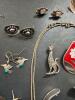 Sterling Silver Jewelry Assortment, Turquoise and Gem Accents - 2