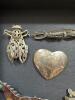 Assorted Animal Brooches and Pins, Engraved Metal and Mixed Materials - 3