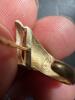 14K Gold Chains, Earring, and Cross Pendant - 5