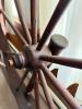 Early American-Style Wooden Great Wheel Spinning Wheel - 4