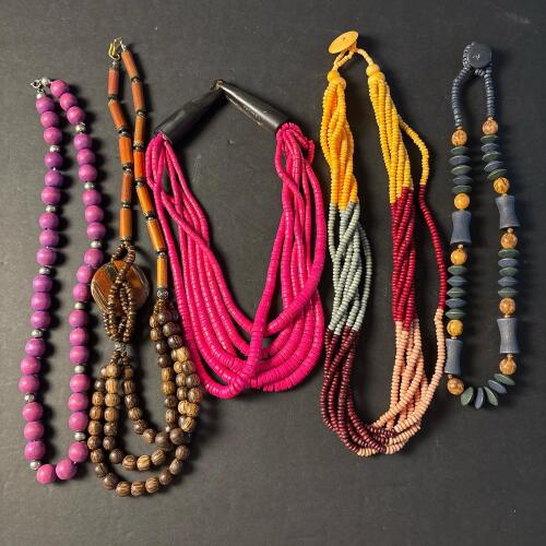 Assorted Multi-Strand and Beaded Necklaces