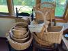 Assorted Woven and Wooden Baskets!